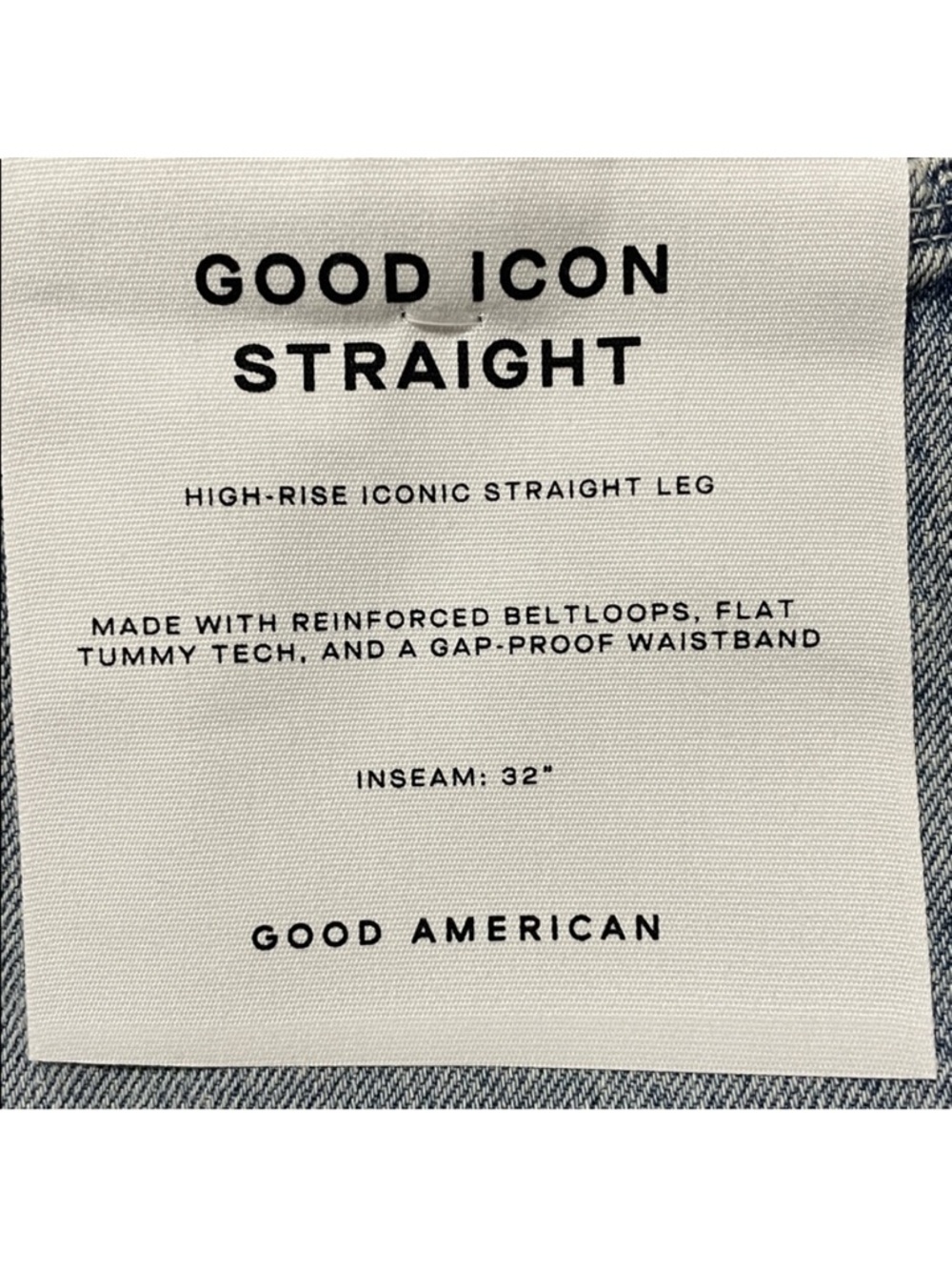 Good American Icon inseam Slit Jean - Picture 6 of 12